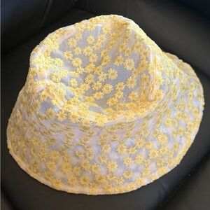 ⭐️adjustable bucket hat floral embroidered